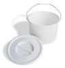 Universal Fit Commode Bucket (Case of 6)
