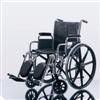 Excel 2000 Wheelchair w/ Removable Desk Length Arms (18in black)