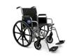 K1 Basic Wheelchair w/ Removable Desk Length Arms (18in black)