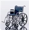 Excel Heavy Duty Wheelchair w/Removable Full Length Arms and Detachable Elevating Legrests (20", Navy)