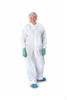 White Spunbond Coverall w/ Elastic Wrist w/ Open Ankles, Extra-Large  (case of 25)