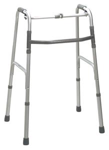 Adult single Button Folding Walker