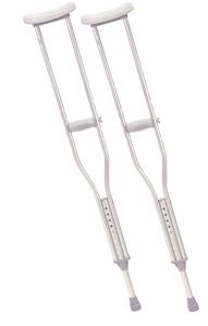 Drive Medical Aluminum Crutches - Adult