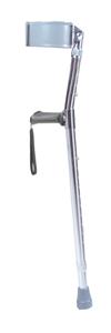 Drive Medical Steel Forearm Crutches with Ortho Grip - Adult