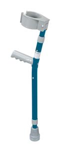 Drive Medical Steel Forearm Crutches - Pediatric (Blue)