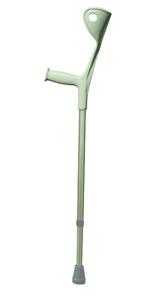 Drive Medical Euro Style Lightweight Aluminum Forearm Crutch (Green)