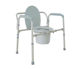 Drive Medical Heavy Duty Bariatric Folding Bedside Commode Seat