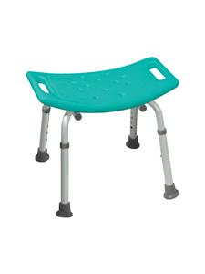 Drive Medical Deluxe Aluminum Bath Bench without Back (Teal)