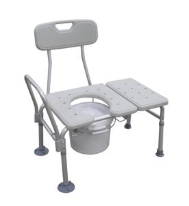 Drive Medical Combination Transfer Bench Commode