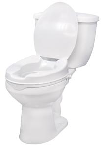 Drive Medical Raised Toilet Seat with Lock and Lid