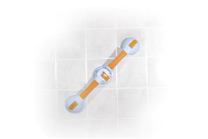 Drive Medical Adjustable Angle Rotating Suction Cup Grab Bar