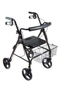 Drive Medical D-Lite Aluminum Rollator (Black)