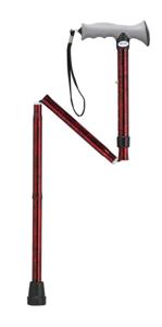 Drive Medical Adjustable Lightweight Folding Cane with Gel Hand Grip in 3 colors