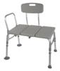 Drive Medical Plastic Transfer Bench with Adjustable Backrest