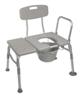 Drive Medical Combination Plastic Transfer Bench with Commode Opening