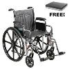 Drive Medical Sentra EC Heavy Duty Wheelchair - 26" with Full Arms