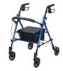 Drive Medical Adjustable Height Rollator with 6" Wheels