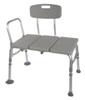 Drive Medical Plastic Transfer Bench with Adjustable Backrest