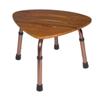 Drive Medical Adjustable Height Teak Bath Bench Stool