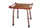 Drive Medical Adjustable Height Teak Bath Bench Stool