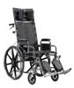 Drive Medical Sentra Full Reclining Wheelchair - 18" with Desk Arms