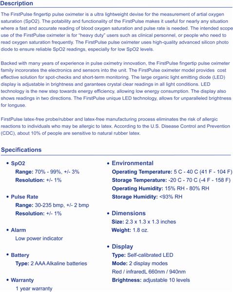 FirstPulse Info