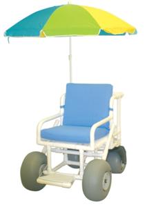 MJM PVC 722-ATC Medical All Terrain Beach Wheelchair