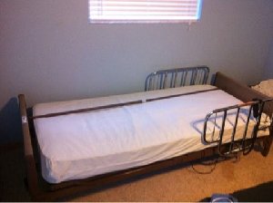 Invacare Semi Automatic Hospital Bed , Listed/Fulfilled by Seller #12154