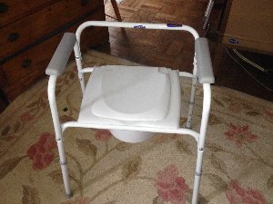 bedside commode, Listed/Fulfilled by Seller #13537
