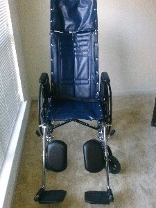 Reclining Wheelchair, Listed/Fulfilled by Seller #13915