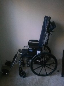 Reclining Wheelchair, Listed/Fulfilled by Seller #13915