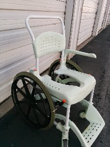 Etac Clean 24 Shower Commode Wheel Chair, Listed/Fulfilled by Seller #14566