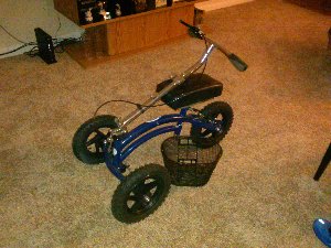 All Terrain 3 Wheeled Knee Scooter, Listed/Fulfilled by Seller #15182