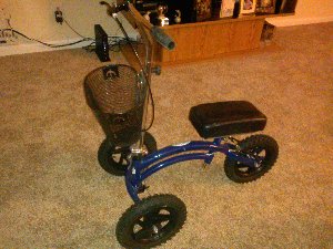 All Terrain 3 Wheeled Knee Scooter, Listed/Fulfilled by Seller #15182