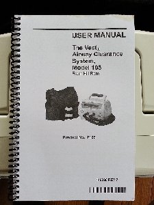 The Vest Airway Clearance System Model 105, Listed/Fulfilled by Seller #15285