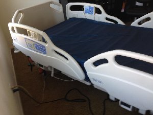 Hill-Rom CareAssist bed and 310 Wound Surface Mattress , Listed/Fulfilled by Seller #16655